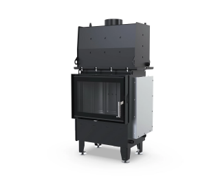 wkład z płaszczem wodnym Defro Riva SM SHORT  - Defro Riva SM SHORT czerny ceramiton